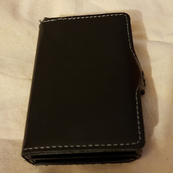 SOLD RFID Slim Faux Leather Card Wallet - Picture 6 of 8